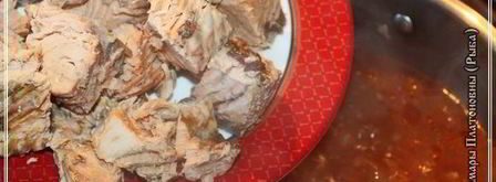 харчо из рыбы по принципу сулаквелидзе. Шаг 17