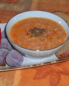 Харчо по-кубански со сливами