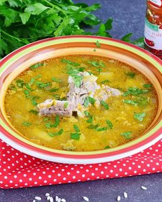 Харчо с рисом и картофелем классический