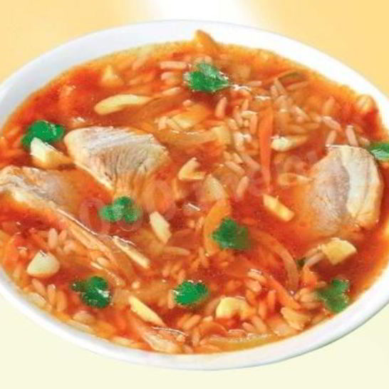 Рецепт куриного супа-харчо с ткемали