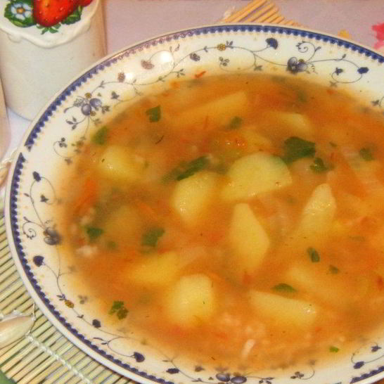 Рецепт супа харчо постный
