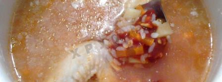 суп харчо с картошкой рисом и курицей. Шаг 12