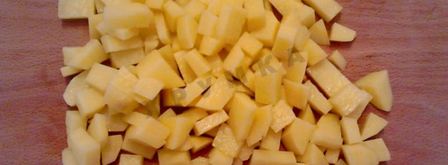 суп харчо с картошкой рисом и курицей. Шаг 6