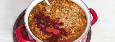 суп харчо с курицей и рисом. Шаг 17