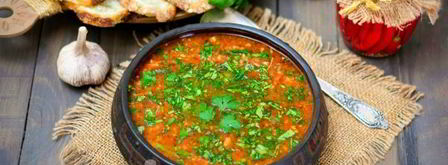 суп харчо с курицей и рисом. Шаг 20