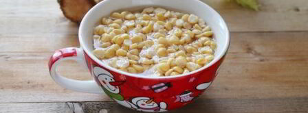 гороховый суп-пюре с варено-копченой грудинкой. Шаг 6