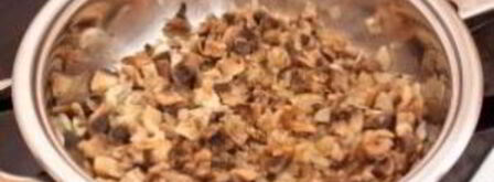 грибной суп-пюре из шампиньонов. Шаг 5