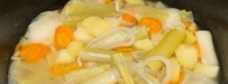 картофельный суп-пюре с гренками. Шаг 4