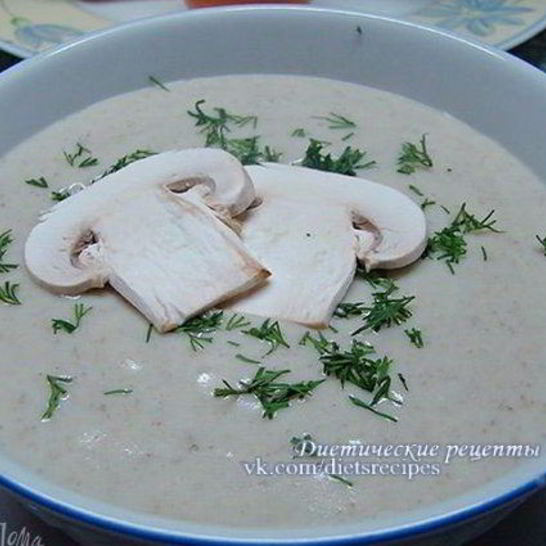 Рецепт картофельного супа-пюре с грибами