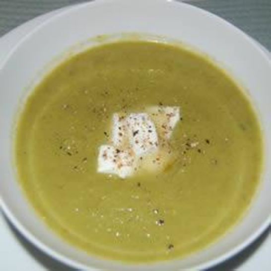 Рецепт картофельного супа-пюре с луком-пореем