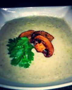 Картофельный суп-пюре с шампиньонами