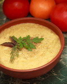 Постный суп-пюре с цветной капустой