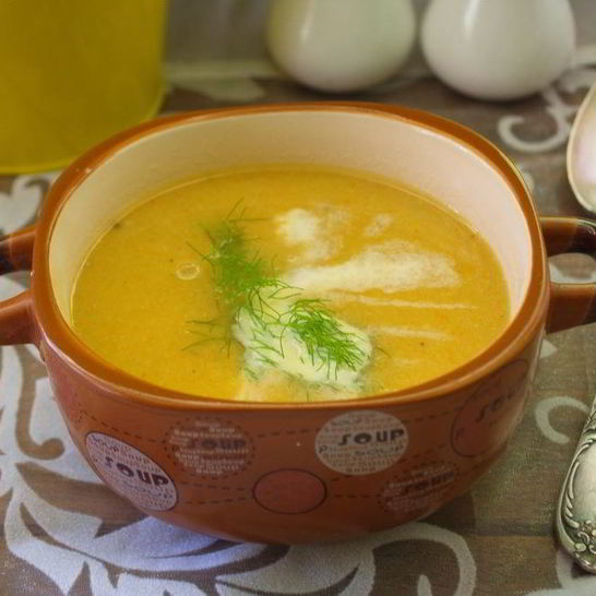 Рецепт рыбного супа-пюре со сливками