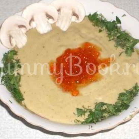 Рецепт супа-пюре грибного с беконом