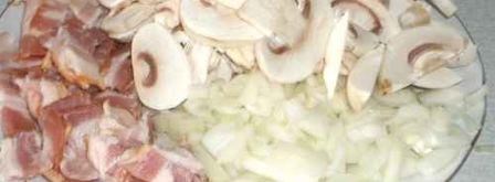 суп-пюре грибной с беконом. Шаг 4