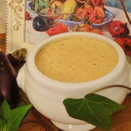 Рецепт супа-пюре из баклажана