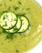 Суп-пюре из кабачков с сыром