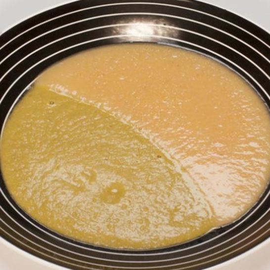 Рецепт супа-пюре из копченой курицы с чечевицей и зеленым горошком