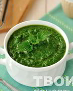Суп-пюре из крапивы
