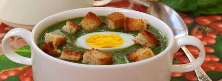 суп-пюре из шпината. Шаг 7