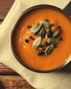 Суп-пюре из тыквы и моркови