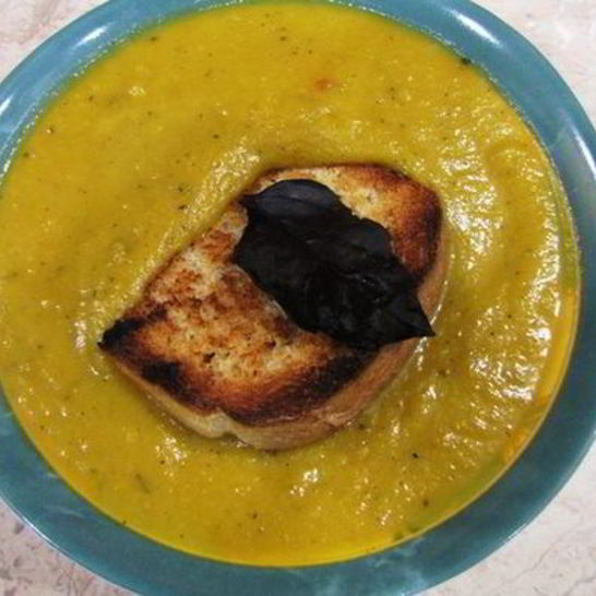 Рецепт супа-пюре из тыквы по-итальянски