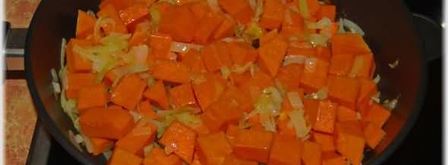 суп-пюре из тыквы с курицей и зеленым горошком. Шаг 34