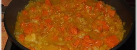 суп-пюре из тыквы с курицей и зеленым горошком. Шаг 37