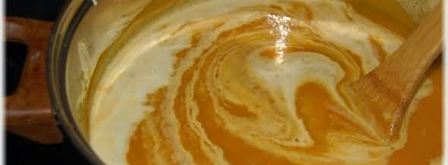 суп-пюре из тыквы с курицей и зеленым горошком. Шаг 43