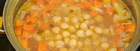 суп-пюре с чечевицей и нутом. Шаг 4