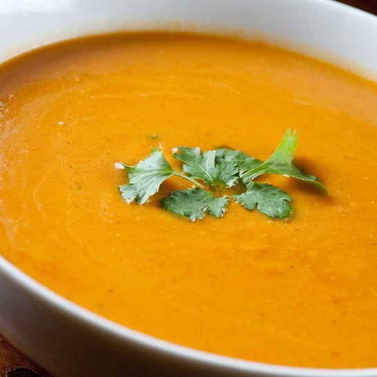 Рецепт супа-пюре с нутом и карри