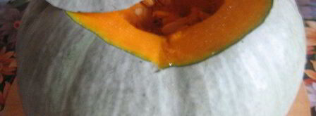 суп-пюре тыквенный с гренками и сыром. Шаг 3