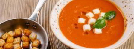 томатный суп-пюре с моцареллой. Шаг 5