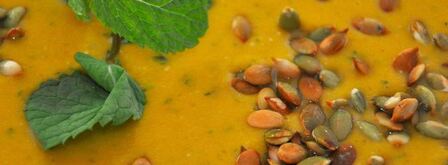 тыквенный суп-пюре с чечевицей. Шаг 5