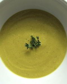 Вегетарианский суп-пюре из брокколи