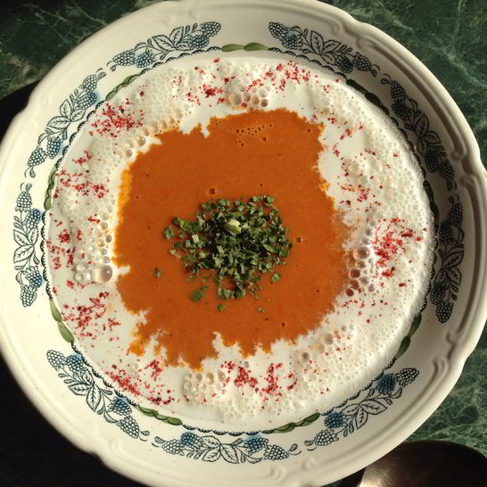 Рецепт воздушного супа-пюре из креветок