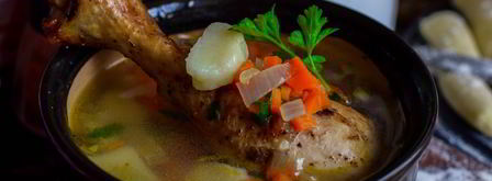 суп с картофельными клецками. Шаг 12