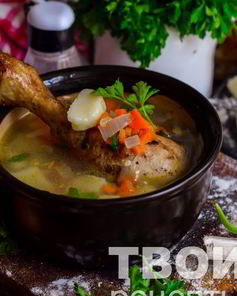 Суп с клецками