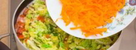 суп с савойской капустой и рисом. Шаг 12