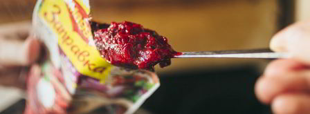 горячий свекольник с яйцом. Шаг 7