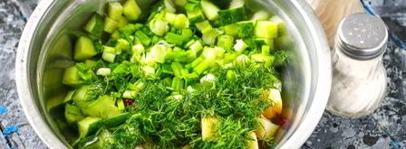 холодный свекольник с колбасой. Шаг 7