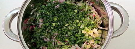 холодный свекольник с редисом. Шаг 7