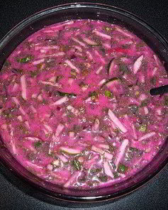 Холодный свекольник