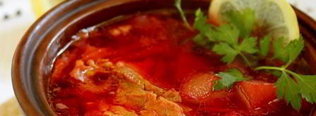 классический горячий свекольник с курицей. Шаг 11