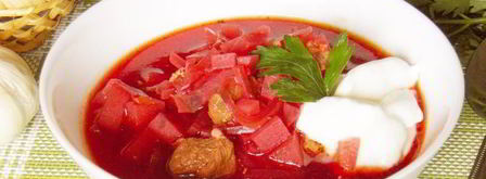 классический горячий свекольник с мясом. Шаг 12