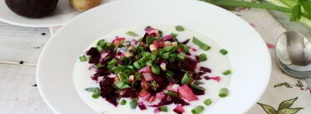 классический холодный свекольник на кефире. Шаг 10