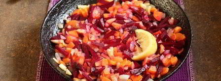 постный горячий свекольник. Шаг 8