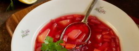 постный горячий свекольник. Шаг 10