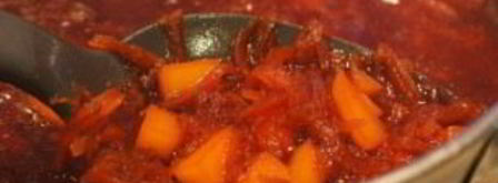 свекольник горячий с мясом. Шаг 7