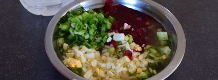 свекольник из маринованной свеклы из банки. Шаг 11